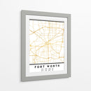Fort Worth, 1 Mapas 3 11 - Emiliano Deificus | Cuadro decorativo de Canvas Lab