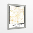 Fort Worth, 1 Mapas 3 11 - Emiliano Deificus | Cuadro decorativo de Canvas Lab