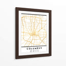 Columbus, 1 Mapas 3 10 - Emiliano Deificus | Cuadro decorativo de Canvas Lab