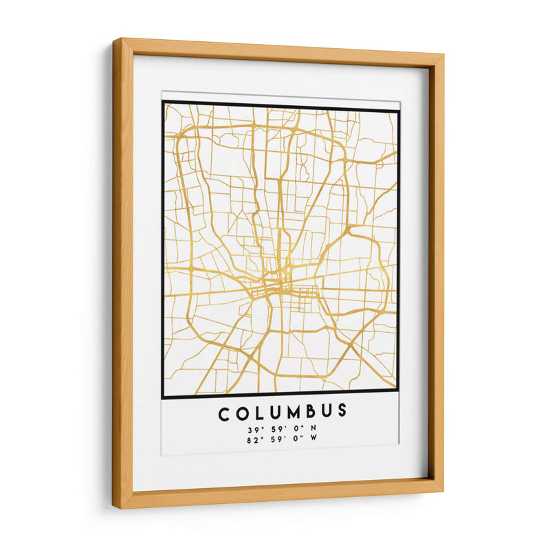 Columbus, 1 Mapas 3 10 - Emiliano Deificus | Cuadro decorativo de Canvas Lab