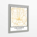 Columbus, 1 Mapas 3 10 - Emiliano Deificus | Cuadro decorativo de Canvas Lab