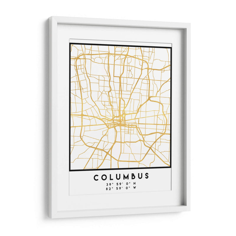 Columbus, 1 Mapas 3 10 - Emiliano Deificus | Cuadro decorativo de Canvas Lab
