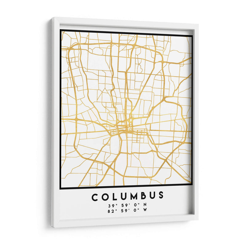 Columbus, 1 Mapas 3 10 - Emiliano Deificus | Cuadro decorativo de Canvas Lab