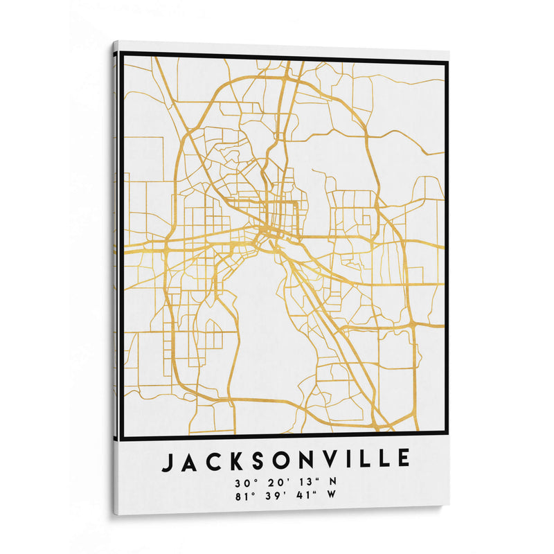 Jacksonville, 1 Mapas 3 09 - Emiliano Deificus | Cuadro decorativo de Canvas Lab