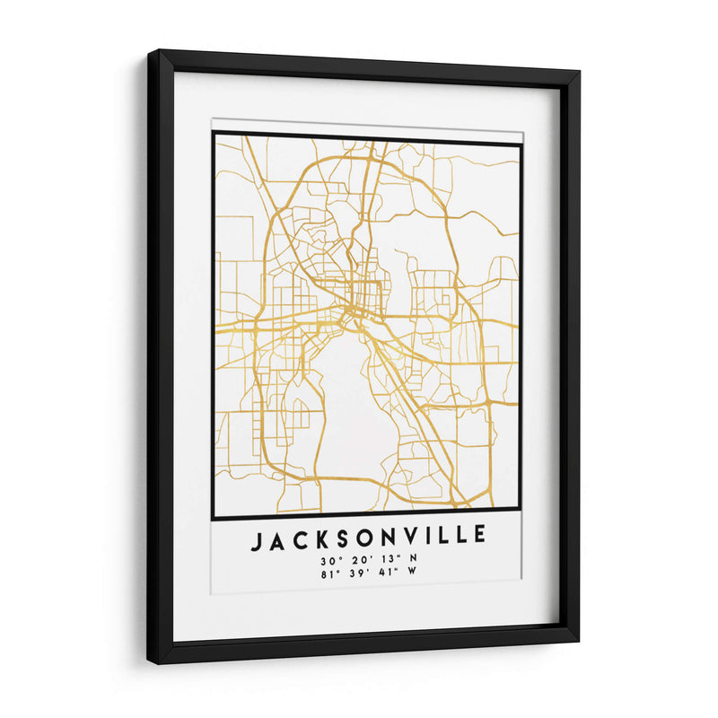 Jacksonville, 1 Mapas 3 09 - Emiliano Deificus | Cuadro decorativo de Canvas Lab