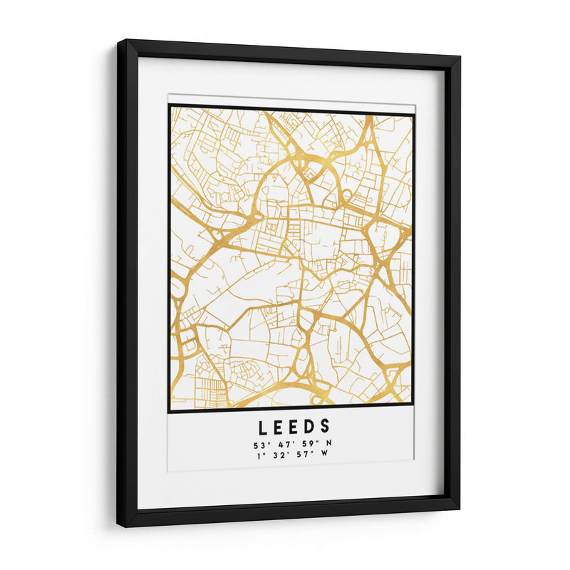 Leeds, 1 Mapas 3 07 - Emiliano Deificus | Cuadro decorativo de Canvas Lab