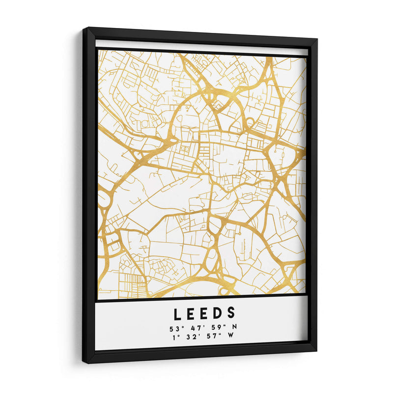 Leeds, 1 Mapas 3 07 - Emiliano Deificus | Cuadro decorativo de Canvas Lab