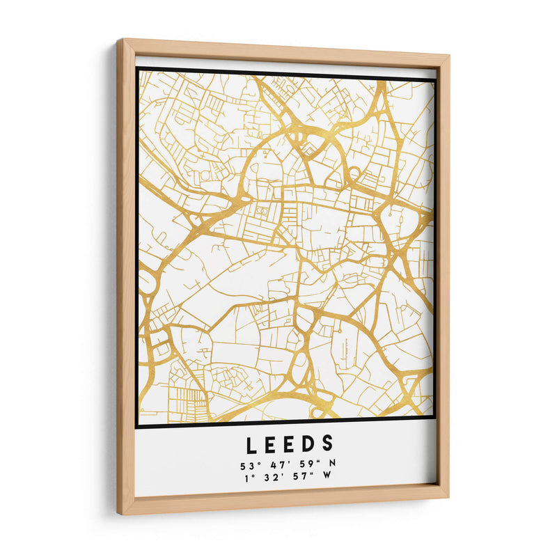 Leeds, 1 Mapas 3 07 - Emiliano Deificus | Cuadro decorativo de Canvas Lab