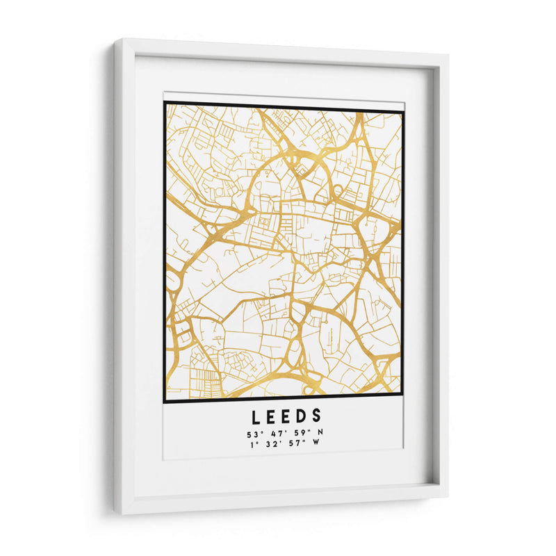 Leeds, 1 Mapas 3 07 - Emiliano Deificus | Cuadro decorativo de Canvas Lab