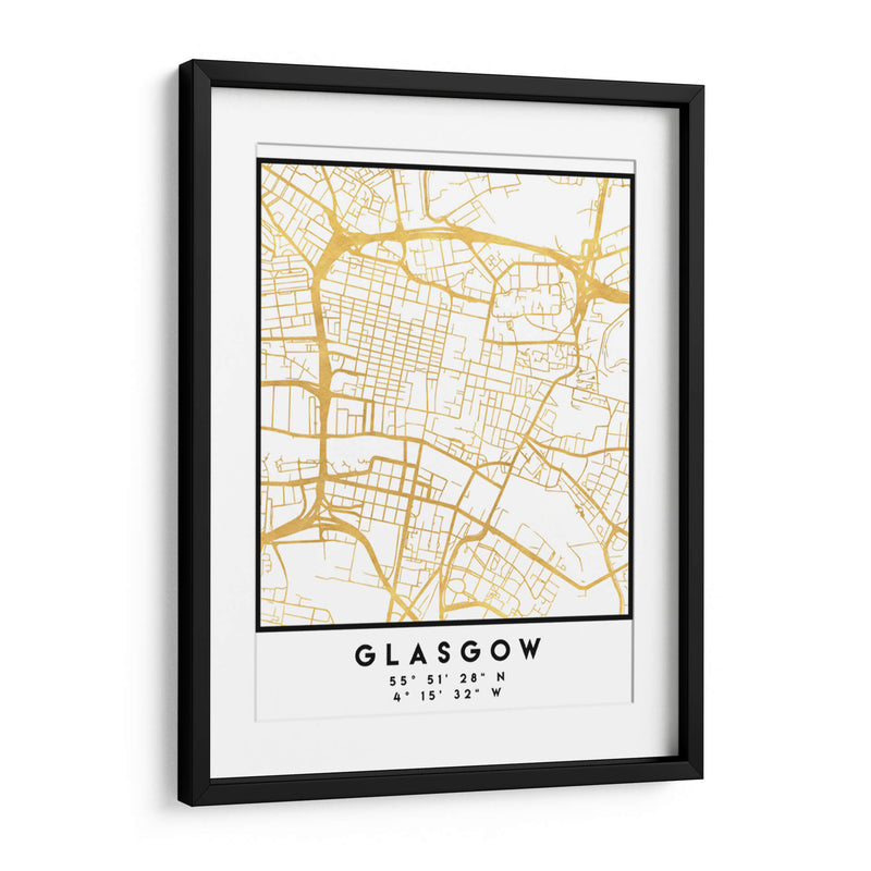 Glasgow, 1 Mapas 3 06 - Emiliano Deificus | Cuadro decorativo de Canvas Lab