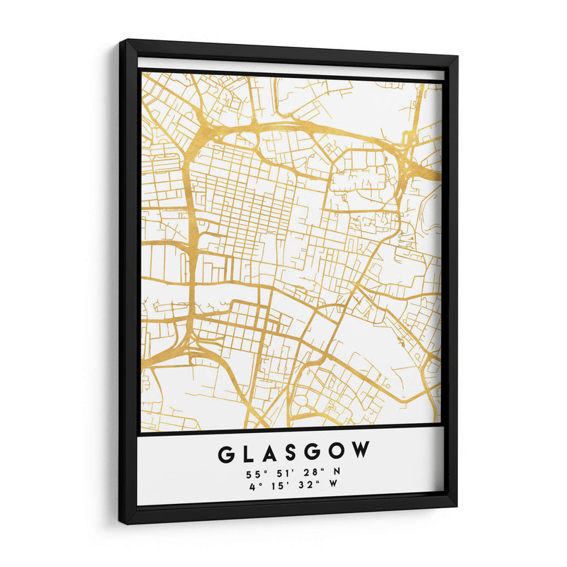 Glasgow, 1 Mapas 3 06 - Emiliano Deificus | Cuadro decorativo de Canvas Lab