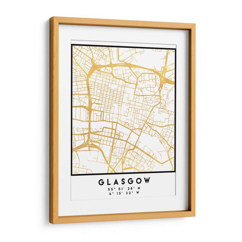 Glasgow, 1 Mapas 3 06 - Emiliano Deificus | Cuadro decorativo de Canvas Lab