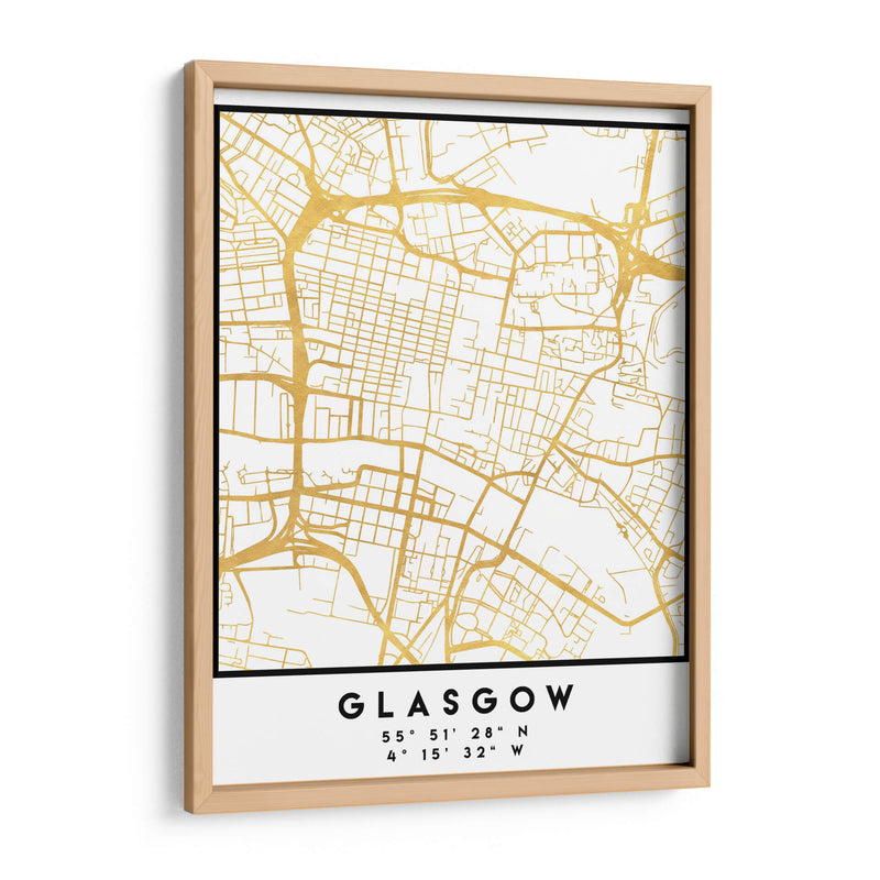 Glasgow, 1 Mapas 3 06 - Emiliano Deificus | Cuadro decorativo de Canvas Lab