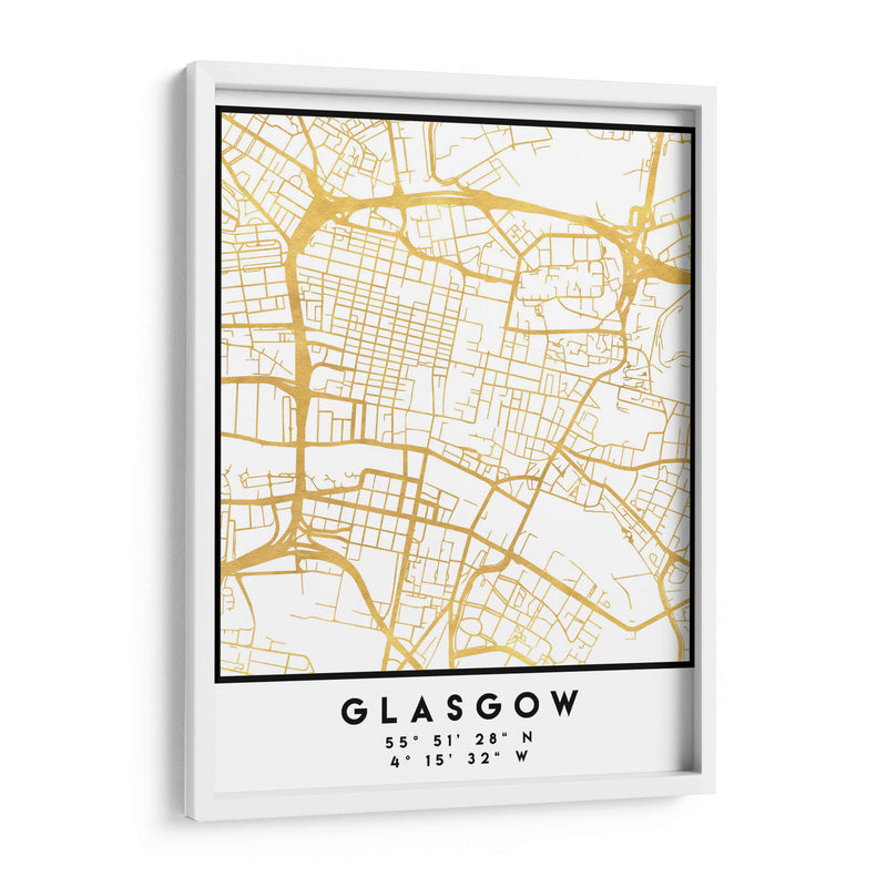 Glasgow, 1 Mapas 3 06 - Emiliano Deificus | Cuadro decorativo de Canvas Lab
