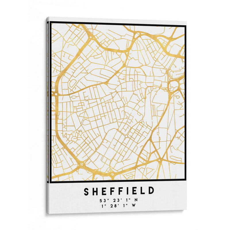 Sheffield, 1 Mapas 3 05 - Emiliano Deificus | Cuadro decorativo de Canvas Lab