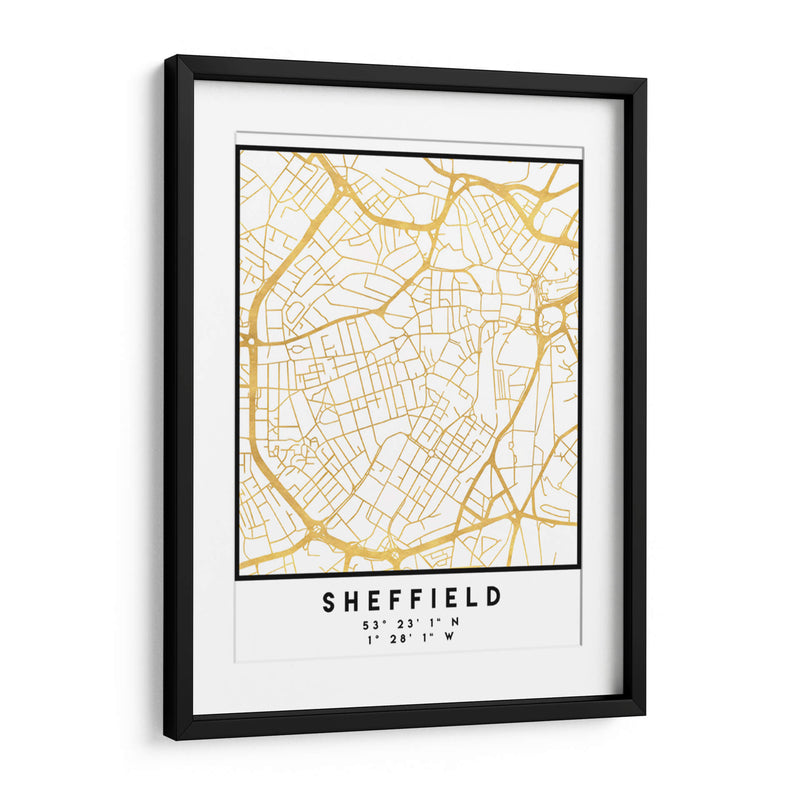 Sheffield, 1 Mapas 3 05 - Emiliano Deificus | Cuadro decorativo de Canvas Lab