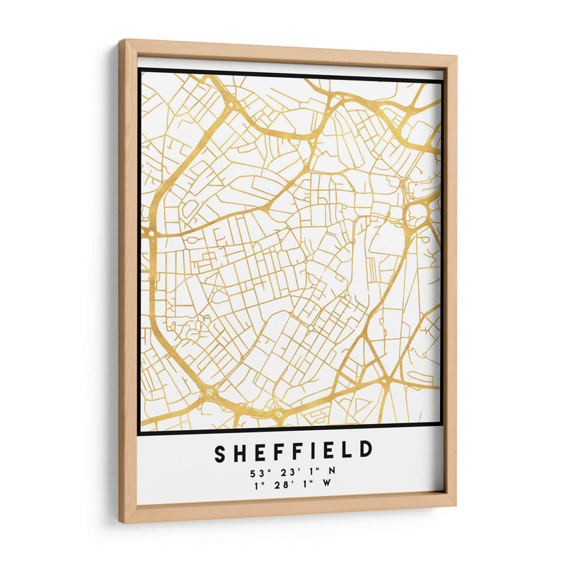 Sheffield, 1 Mapas 3 05 - Emiliano Deificus | Cuadro decorativo de Canvas Lab