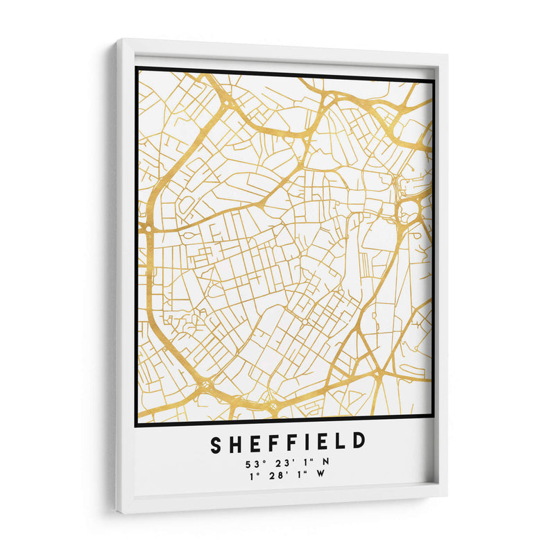 Sheffield, 1 Mapas 3 05 - Emiliano Deificus | Cuadro decorativo de Canvas Lab