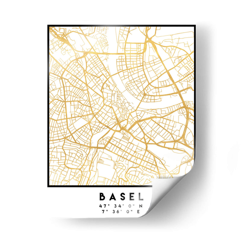 Basel, 1 Mapas 3 03 - Emiliano Deificus | Cuadro decorativo de Canvas Lab