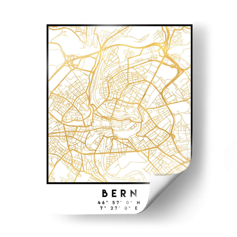Bern, 1 Mapas 3 02 - Emiliano Deificus | Cuadro decorativo de Canvas Lab