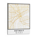 Detroit, 1 Mapas 02 - Emiliano Deificus | Cuadro decorativo de Canvas Lab