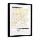 Detroit, 1 Mapas 02 - Emiliano Deificus | Cuadro decorativo de Canvas Lab