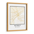 Detroit, 1 Mapas 02 - Emiliano Deificus | Cuadro decorativo de Canvas Lab