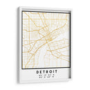 Detroit, 1 Mapas 02 - Emiliano Deificus | Cuadro decorativo de Canvas Lab