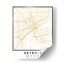 Detroit, 1 Mapas 02 - Emiliano Deificus | Cuadro decorativo de Canvas Lab