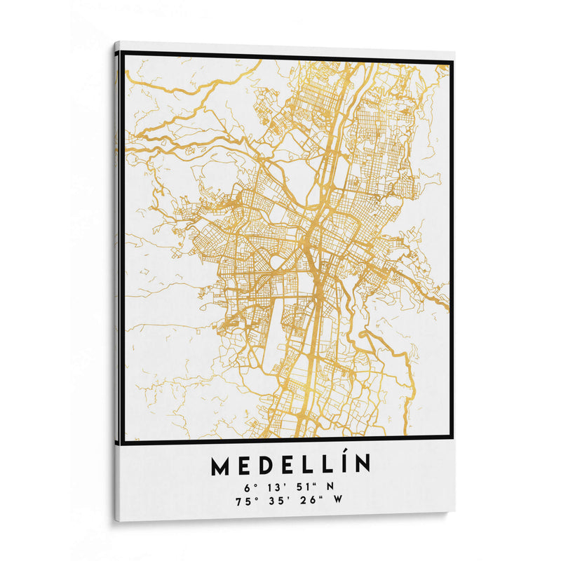 Medellin, 1 Mapas 2 50 - Emiliano Deificus | Cuadro decorativo de Canvas Lab
