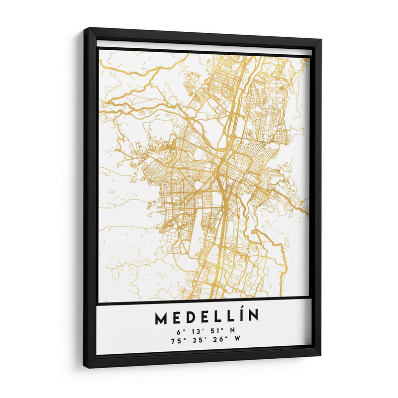 Medellin, 1 Mapas 2 50 - Emiliano Deificus | Cuadro decorativo de Canvas Lab