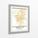 Medellin, 1 Mapas 2 50 - Emiliano Deificus | Cuadro decorativo de Canvas Lab