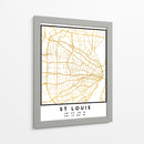 St Louis, 1 Mapas 2 49 - Emiliano Deificus | Cuadro decorativo de Canvas Lab