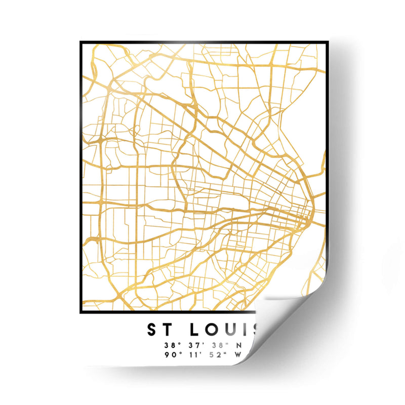 St Louis, 1 Mapas 2 49 - Emiliano Deificus | Cuadro decorativo de Canvas Lab