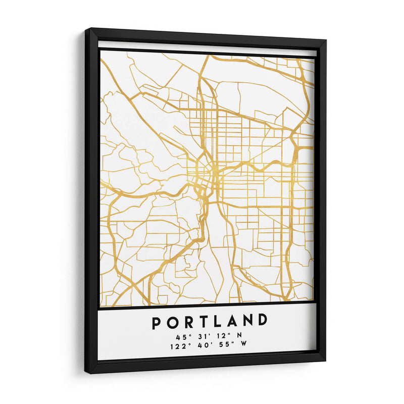 Portland, 1 Mapas 2 48 - Emiliano Deificus | Cuadro decorativo de Canvas Lab