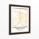 Portland, 1 Mapas 2 48 - Emiliano Deificus | Cuadro decorativo de Canvas Lab