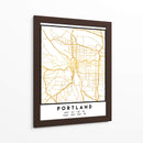 Portland, 1 Mapas 2 48 - Emiliano Deificus | Cuadro decorativo de Canvas Lab