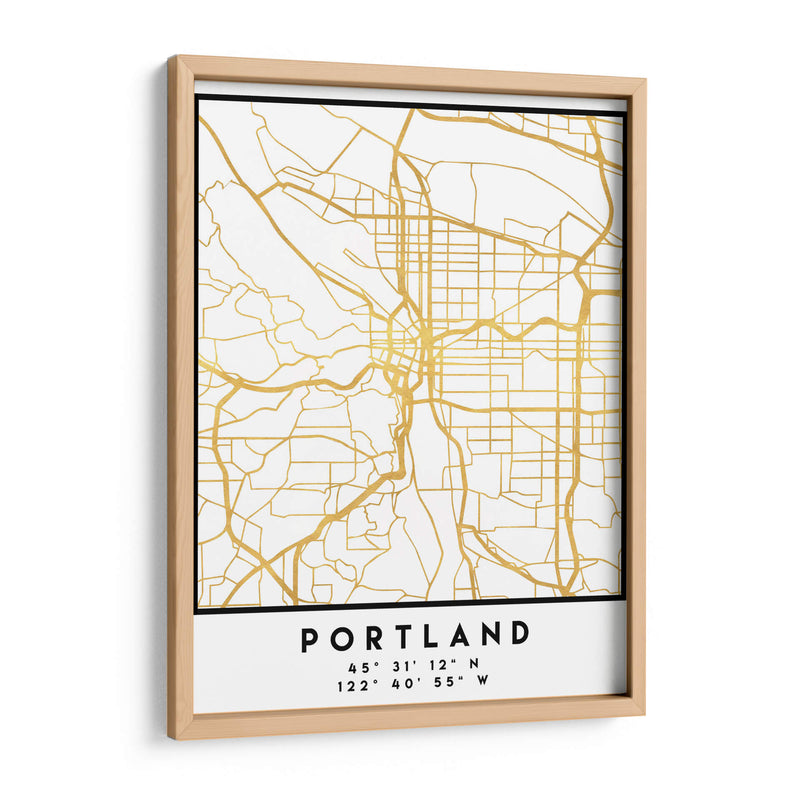Portland, 1 Mapas 2 48 - Emiliano Deificus | Cuadro decorativo de Canvas Lab