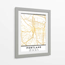 Portland, 1 Mapas 2 48 - Emiliano Deificus | Cuadro decorativo de Canvas Lab