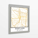 Portland, 1 Mapas 2 48 - Emiliano Deificus | Cuadro decorativo de Canvas Lab