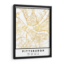 Pittsburgh, 1 Mapas 2 47 - Emiliano Deificus | Cuadro decorativo de Canvas Lab