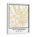 Pittsburgh, 1 Mapas 2 47 - Emiliano Deificus | Cuadro decorativo de Canvas Lab