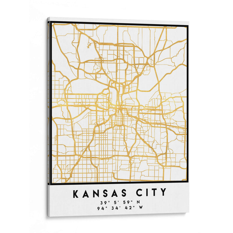 Kansas City, 1 Mapas 2 46 - Emiliano Deificus | Cuadro decorativo de Canvas Lab