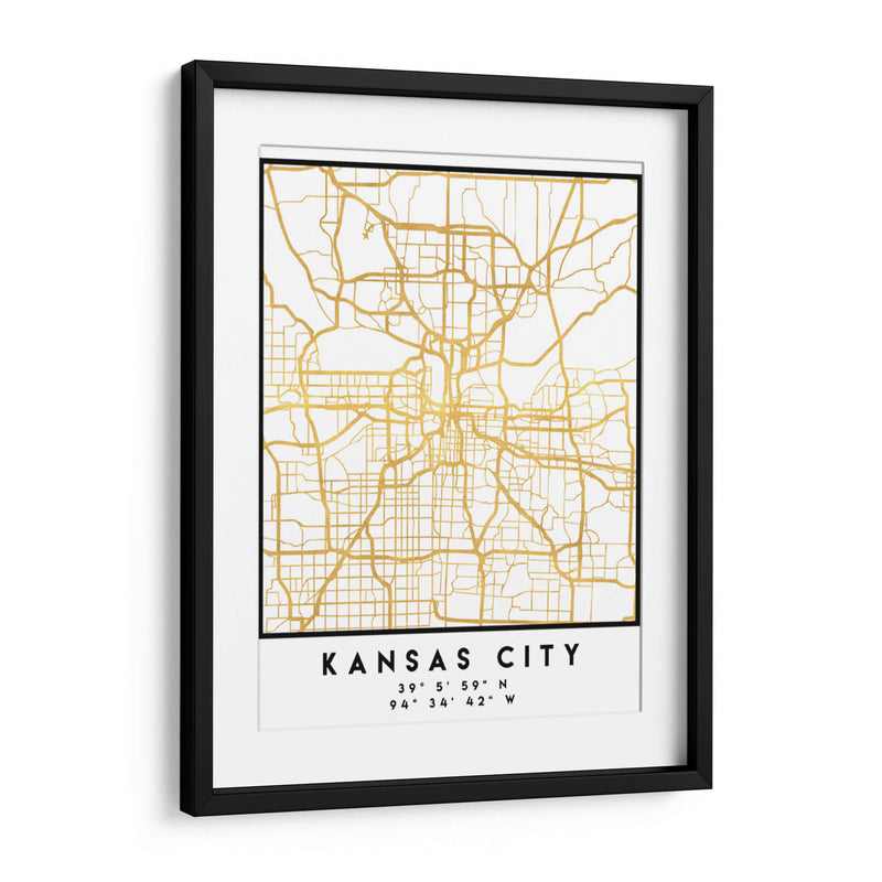 Kansas City, 1 Mapas 2 46 - Emiliano Deificus | Cuadro decorativo de Canvas Lab