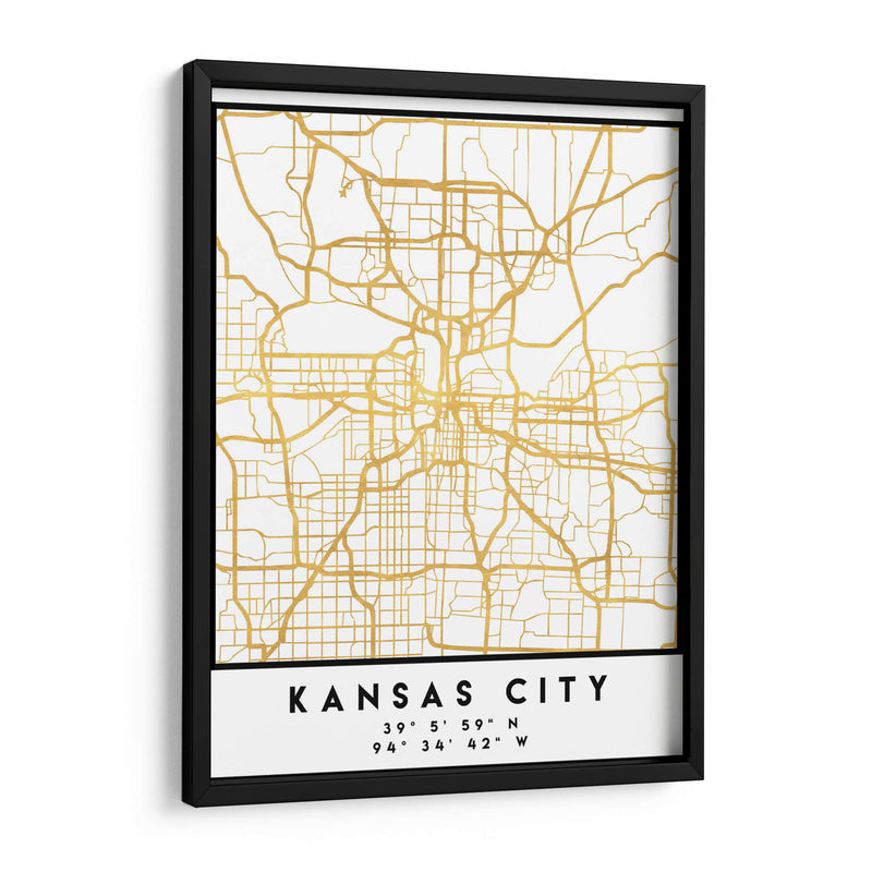 Kansas City, 1 Mapas 2 46 - Emiliano Deificus | Cuadro decorativo de Canvas Lab