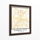 Kansas City, 1 Mapas 2 46 - Emiliano Deificus | Cuadro decorativo de Canvas Lab