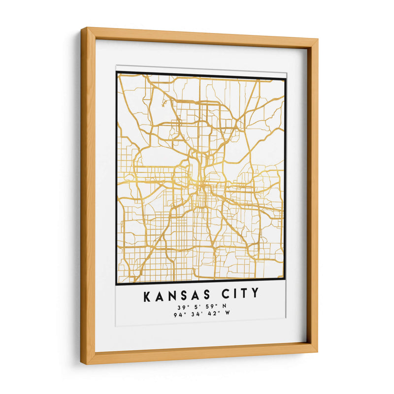 Kansas City, 1 Mapas 2 46 - Emiliano Deificus | Cuadro decorativo de Canvas Lab
