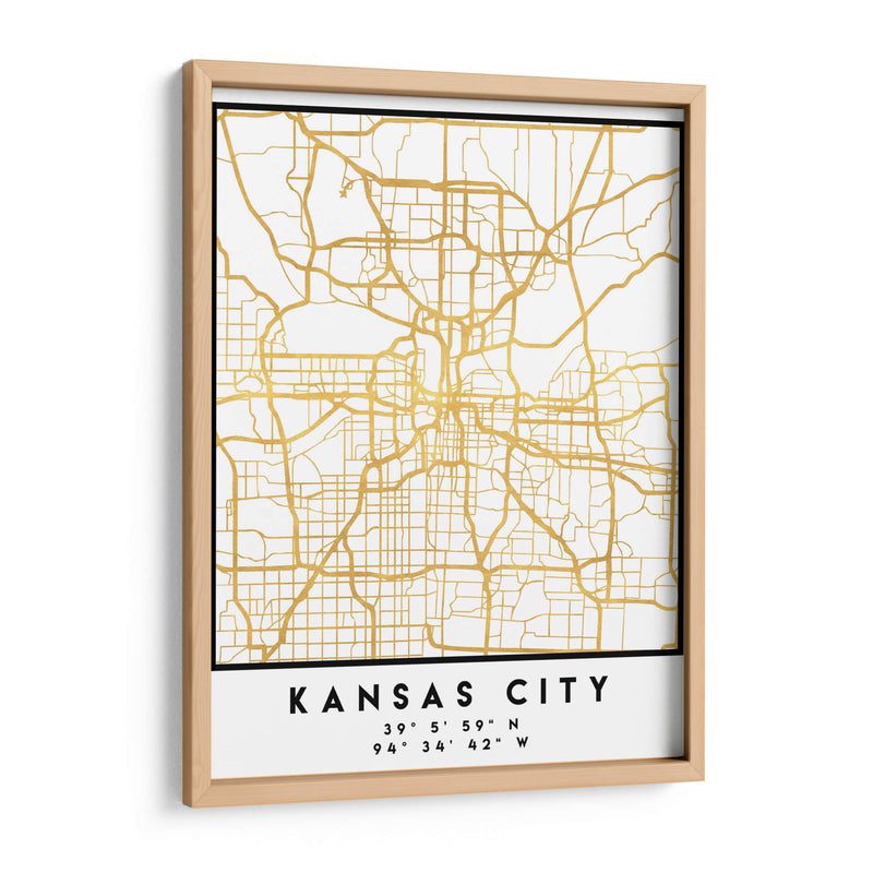 Kansas City, 1 Mapas 2 46 - Emiliano Deificus | Cuadro decorativo de Canvas Lab