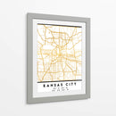 Kansas City, 1 Mapas 2 46 - Emiliano Deificus | Cuadro decorativo de Canvas Lab