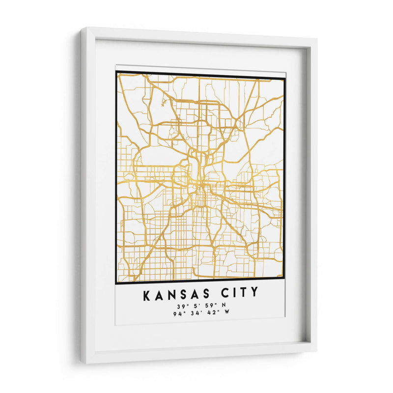 Kansas City, 1 Mapas 2 46 - Emiliano Deificus | Cuadro decorativo de Canvas Lab